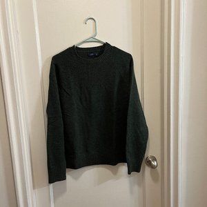 Dark Green J Crew Wool Sweater Size Small